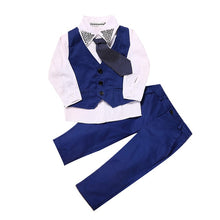 Load image into Gallery viewer, 4Pcs Boys Clothes Sets Summer Children Clothing Baby Boy Sport Suit T-shirt+Jeans Costume For Kids
