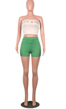 Load image into Gallery viewer, Sexy Crop Top And Shorts Two Piece Set Tracksuit
