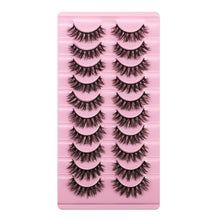 Load image into Gallery viewer, 10 Pairs Of Messy Thick Imitation Mink Hair False Eyelashes 3D Stereo Realistic European And American Fried Hair False Eyelashes
