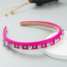 Load image into Gallery viewer, Hair Hoop Fashion Shiny Rhinestone Baroque Hair Hoop Hair Cave Female Korean Trend Thin Edge Hair Band Hair Accessories
