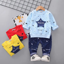 Load image into Gallery viewer, Kids Clothes Baby Boys Costume Star camouflage Tracksuit Tops Pants 2PCS Children Newborn Boy spring Outfits girls infantil Set
