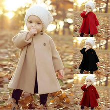 Load image into Gallery viewer, Baby Girl Boys Spring Winter Wool Blends Jacket Coat Clothes Infant Toddler Christmas New Years Costume Blend Clothing Outerwear
