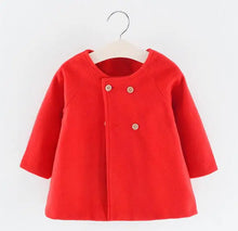 Load image into Gallery viewer, Baby Girl Boys Spring Winter Wool Blends Jacket Coat Clothes Infant Toddler Christmas New Years Costume Blend Clothing Outerwear
