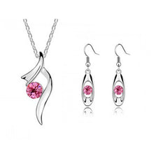 Load image into Gallery viewer, Wedding Jewelry Sets Necklaces Pendants Dangle Earrings
