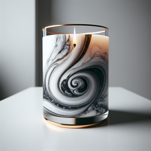 Load image into Gallery viewer, R&amp;RH Marble Swirl Candle
