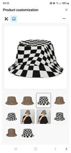 Load image into Gallery viewer, R&amp;RH Safari/Checker Reversible Bucket Hat
