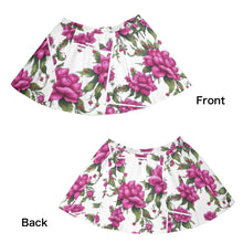 Load image into Gallery viewer, R&amp;RH Fushia Roses Skater Skirt
