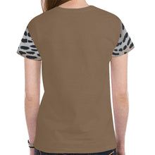 Load image into Gallery viewer, R&amp;RH Leopard Womens T-shirt
