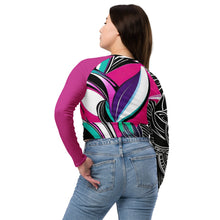 Load image into Gallery viewer, Recycled long-sleeve crop top
