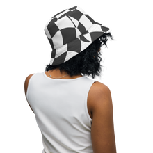 Load image into Gallery viewer, R&amp;RH Safari/Checker Reversible Bucket Hat
