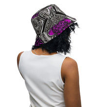 Load image into Gallery viewer, R&amp;RH Purple/Pink Reversible bucket hat
