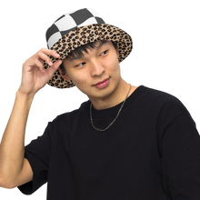 Load image into Gallery viewer, R&amp;RH Safari/Checker Reversible Bucket Hat
