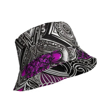 Load image into Gallery viewer, R&amp;RH Purple/Pink Reversible bucket hat
