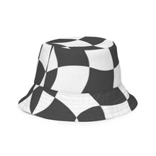 Load image into Gallery viewer, R&amp;RH Safari/Checker Reversible Bucket Hat
