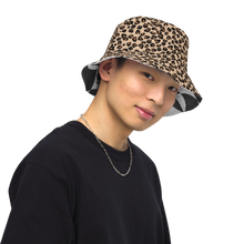 Load image into Gallery viewer, R&amp;RH Safari/Checker Reversible Bucket Hat
