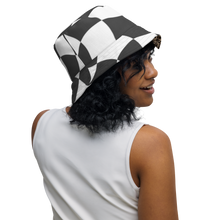 Load image into Gallery viewer, R&amp;RH Safari/Checker Reversible Bucket Hat
