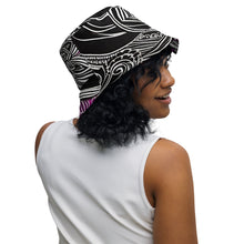 Load image into Gallery viewer, R&amp;RH Purple/Pink Reversible bucket hat
