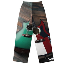 Load image into Gallery viewer, R_RH All-over guitar print unisex wide-leg pants
