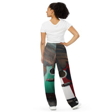 Load image into Gallery viewer, R_RH All-over guitar print unisex wide-leg pants
