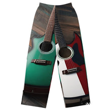 Load image into Gallery viewer, R_RH All-over guitar print unisex wide-leg pants
