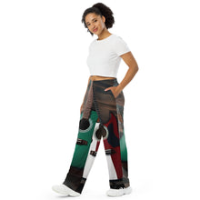 Load image into Gallery viewer, R_RH All-over guitar print unisex wide-leg pants
