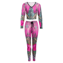 Load image into Gallery viewer, R&amp;RH Womens Pink Yoga Jogging Suit
