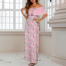 Load image into Gallery viewer, R&amp;RH Rose Women&#39;s Flower Off Shoulder Dress
