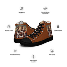 Load image into Gallery viewer, Men’s high top canvas shoes
