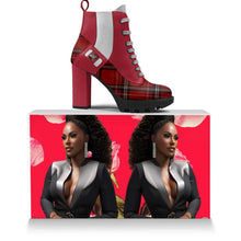 Load image into Gallery viewer, Red Fierce Laced Women&#39;s Designer Boot
