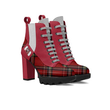 Load image into Gallery viewer, Red Fierce Laced Women&#39;s Designer Boot
