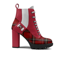 Load image into Gallery viewer, Red Fierce Laced Women&#39;s Designer Boot
