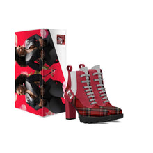 Load image into Gallery viewer, Red Fierce Laced Women&#39;s Designer Boot
