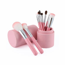 Load image into Gallery viewer, 10-Piece Pink Makeup Brush Set
